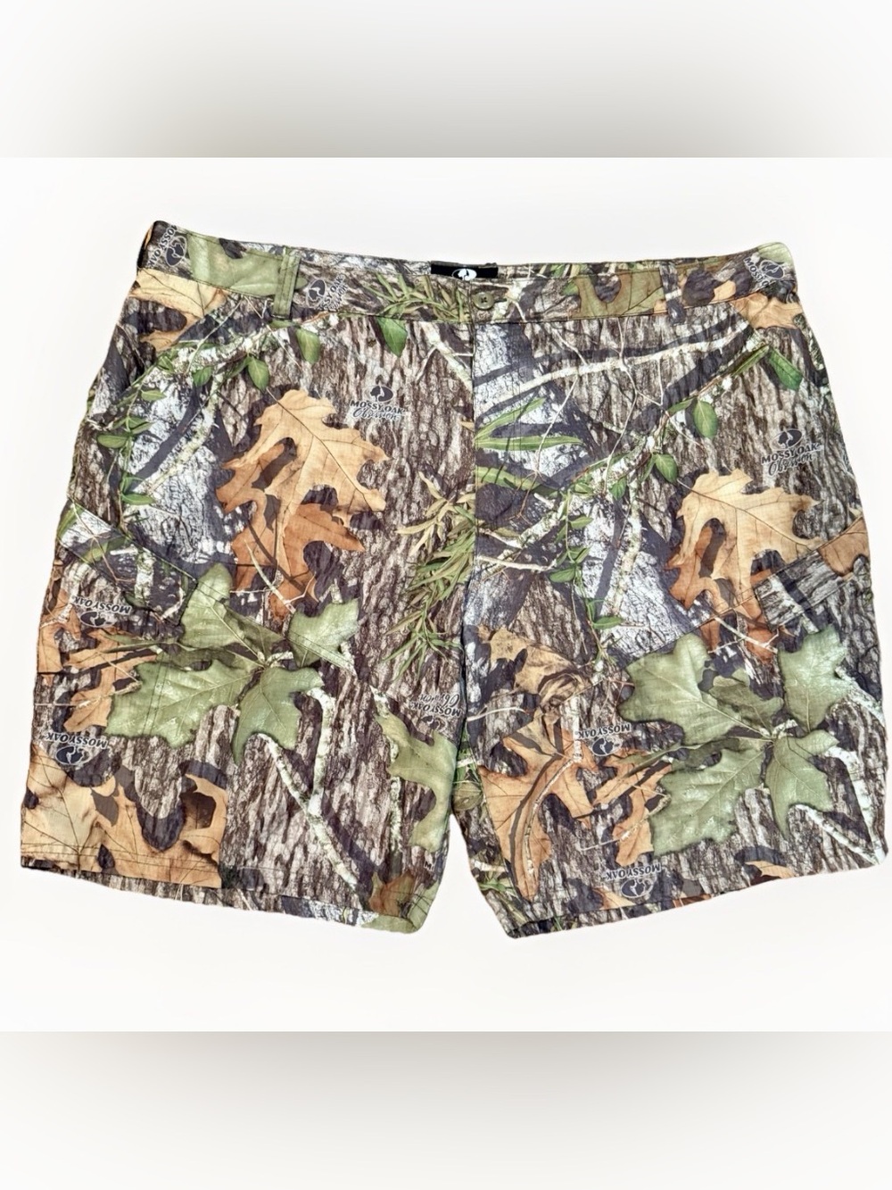 Mossy Oak Obsession Camo Shorts Men's 2XL (sz 46) Ripstop Cargo Pockets Hunting